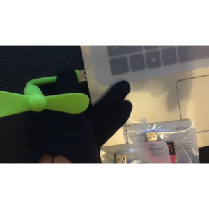 Quạt mini USB 2 cánh siêu mát phụ kiện tiện lợi cắm Laptop Sạc dự phòng mang đi mọi nơi-NIEVE