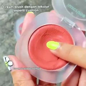 LUXCRIME Seamless Bouncy Blush | Blush On | velvety powder | Violet Berry | Watermelon Berry | Peach Berry