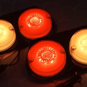 ไฟราวข้าง 1ชิ้น 24V LED ไฟข้างรถ ไฟสัญญาณ(ไฟเบรค-ไฟหรี่) รถบรรทุก รถพ่วง หรือรุ่นทั่วไป (Lilac)