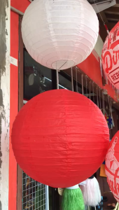 Lampion merah putih gantung lampion kertas dekorasi HUT RI