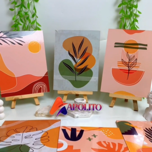 HIASAN DINDING BUNGA ABSTRAK (15X20 CM ) WALL DECOR ABSTRAK DEKORASI ABSTRAK PAJANGAN BUNGA ABSTRAK