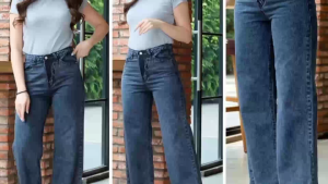CELANA KULOT JEANS LIPAT RAWIS WANITA JUMBO TEBAL IMPORT - CELANA KULOT JEANS PREMIUM WANITA REMAJA