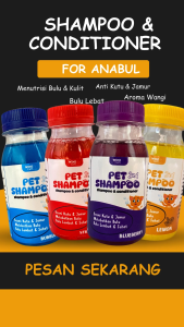 Shampo & Conditioner Kucing Kitten Adult Lembut dan Super Wangi 4 Varian Aroma Pet Shampo Aerizoo Anti Kutu Jamur dan Ketombe