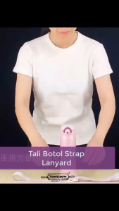 Tali Lanyard botol minum Tali Strap motif Cinnamon Disney Sanrio Gantungan Botol