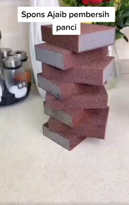 pon panci besar spon panci tebal sikat panci karatan pembersih panci piring spon dapur