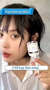 Kẹp Bấm Mi Nhiệt Thông Minh  Máy Uốn Mi Cong Bằng Điện Cao Cấp Nâng Mi Nhanh Chóng