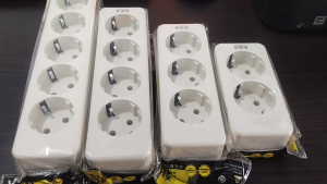 Stop Kontak Kuningan Arde 2 3 4 5 Lubang Tanpa Kabel Original Visero