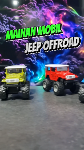 Diecast Mainan Mobil Jeep Modern City Truk Pullback Metal