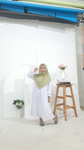 Kerudung anak perempuan Jilbab instan dagu malaysia usia 4-10 tahun Hijab intanst terbaru Kekinian 2024