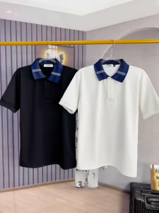 ÁO THUN NAM CỔ TRỤ PHỐI VIỀN XANH MỚI PHONG CÁCH NAM TÍNH THỜI TRANG HIỆN ĐẠI