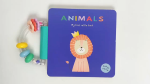 My First Rattle Animals Board Book For Toddlers To Identify Animals (Hardcover)
