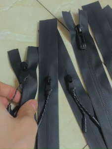 Bộ dây khóa kéo chống thấm nước (khóa chính + 2 khóa túi)