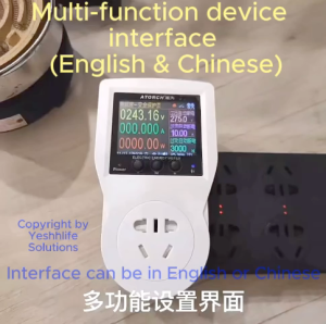 Yeshhlife Atorch Smart WiFi Plug 16A wifi Socket Switch Power monitor Remote Control WiFi Sockets Compatible for Alexa/Google Home Assistant UK Plug