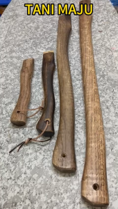 Tani Maju Agricultural Handle for Axe - Durable Wood Crafting Non-Slip Grip Multi-Size Models 270-274