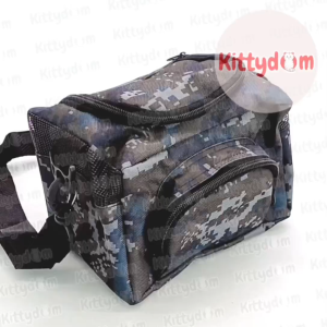 KITTYDOM Tas Travel Untulan Minimalis Tas Hewan Marmut Hamster Sugar Glider Tupai Tas Kecil Travel Pouch Model Kubus