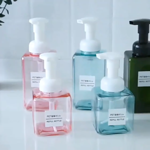 Pumping Dispenser Bottle /Portable Empty Pump Bottle / Travel Liquid Soap Dispenser / Refillable (250/450ml ) 便携式空泵瓶