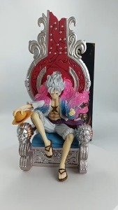 Mô hình One Piece Luffy gear 5 ngồi ghế Im sama - Cao 31cm - 3 tay thay thế - ASL Store mô hình
