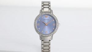 Emporio Armani Womens Analog Watch ( AR11585 ) - Quartz Silver Case Round Dial 12 MM Silver Stainless Steel Band