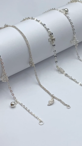 Lắc Chân Bạc Ta Mix Charm Chính Hãng Bạc Hiểu Minh LC246