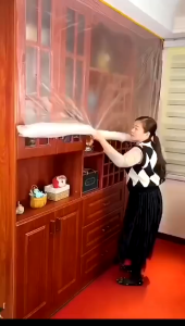 Màng bọc nilon 55cm x 20 mét che bụi đa năng băng keo che sơn che phủ ngăn bụi