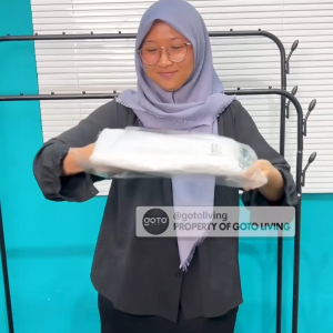 Goto Diomira Cloth Cover Pelindung Baju Gantung Sarung Jas Anti Debu