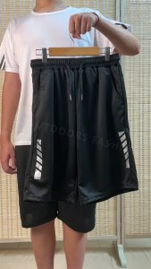 LJ- Men Short Pant Sport Elastic Running Casual Seluar Pendek Lelaki 男生运动短裤