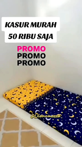 Kasur Matras Busa Tebal Ukuran Single 180x90cm + Bantalan Premium Bonus 2 - Matras Tempat Tidur Nyaman