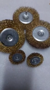 หัวขัดทองเหลือง แปรงทองเหลือง แปลงลวด แปรงลวดทองเหลือง ลวดทองเหลือง เครื่องขัดพื้น เครื่องขัดไม้ (ราคาต่อชิ้น)