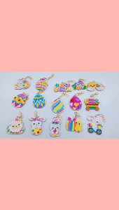 ✅พร้อมส่ง พวงกุญแจ DIY ของเล่นเด็ก ของเล่นเสริมจินตนาการ ของเล่นสร้างสรรค์ พวงกุญแจกลิตเตอร์