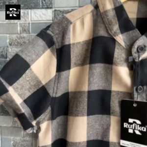 Promo Baju Kemeja Koko Kurta Anak Laki Laki Balita Lengan Pendek Bahan Flanel Umur 2 3 4 5 6 7 tahun