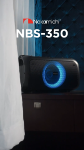 Nakamichi NBS-350 Portable Wireless Speaker Audio Bluetooth RGB