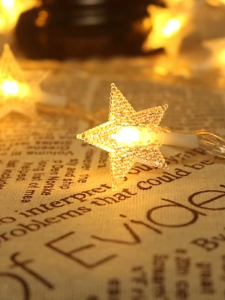 Christmas Lights USB Fairy Lights Santa Snowman Elk Doll Pattern 3M  Wishing Ball String Lights