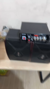 FT STAR 6 Inches Micro Component(Speaker+Rechargerable Amplifier)Set-200Watts For Home Karaoke/BN-208