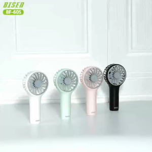 BISEN BF-605 Portable Mini Fan USB Rechargeable Handheld Fan  Fan Foldable Desktop Fan