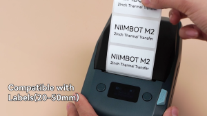 NIIMBOT Thermal Transfer Label Printer Refill Ribbon 24 Meters Replacement Labeling Tapes for M2