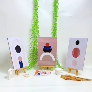 HIASAN DINDING ABSTRAK (20X30CM) WALL DECOR PAJANGAN DINDING POSTER KAYU DINDING ABSTRAK