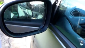 Car Rearview Mirror Rain Eyebrow With Blind Spot Mirror Car Rain Protector Shield Cover