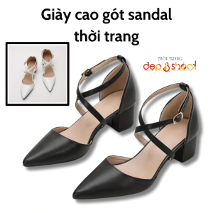 Giày cao gót nữ sự kết hợp hài hòa giữa thanh lịch và đẳng cấp kiểu dáng gọn nhẹ thời trang thời trang bigsize Depvashock