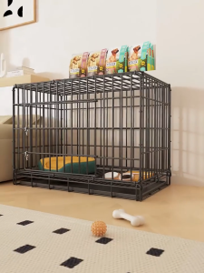 Dogelsy กรงแมว กรงสัตว์เลี้ยงพับได้ กรงสุนัข พับเก็บได้ พร้อมถาดพาสติกรองกรง กรงแมวพับได้ กรงกระต่าย กรงหมา กรงสุนัขพับได้ กรงสัตว์เลี้ยง