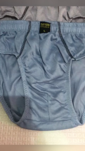Celana Dalam Pria Davvero 3pc CD Brief Cowok Katun Polos M L XL XXL