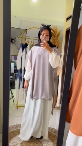 Gamis remaja terbaru: Outer Anzalea & Dress Outer Kekinian
