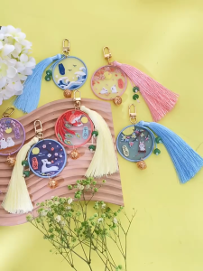 DIY Kit Keychain Handmade Kerajinan Sulam Tangan Gantungan Kunci Mobil Tas
