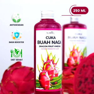 Best Honey Paket Bundling Diet Detox Paket detoks Paket Asam Lambung Cuka Buah Naga 500 ML dan Madu Aromatic 500 GR