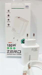 Charger Casan HP For INF ZERO 20 Super Fast Charge 180W Batok + Kabel USB Dengan Pengisian Cepat