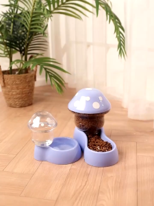 【COD】1.8L/0.5L Mushroom Automatic Feeder Pet Bowl Cat Dog Large Capacity Dispenser Feeding Bowls Mangkuk Kucing