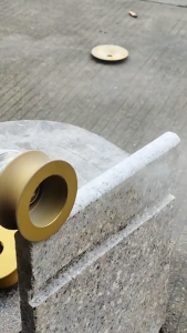 Mata Gerinda Bevel Grinding Poles Stepnosing Pinggul 10mm Batu Alam Step Nosing Marmer Granit