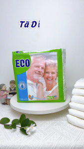 COMBO 2 Tã Dán Người Già ECO Siêu Thấm Bỉm Dán Người Già Chất Lượng Size M/L10 miếng Thế Giới Bỉm Xinh