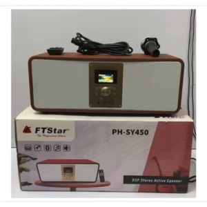 FT STAR CLASSIC STYLE VINTAGE SPEAKER W/2 MIC INPUT/BLUETOOTH/AUX INPUT PH-SY450