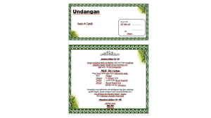 Undangan Tahlil: Desain & Kualitas Terbaik