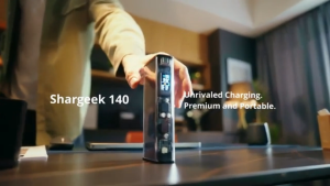 Shargeek/Sharge 140 Max 140W Output 20000mAh/72Wh Laptop Power Bank Portable Charger 2-device Power Delivery Fast Charging Robust Batteries Airline-safe for MacBook Pro iPad iPhone 15 Samsung Dell XPS and More See-Through Design Battery